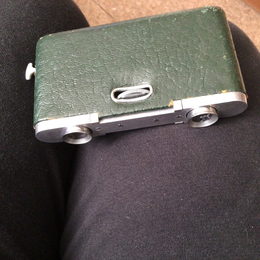 Vintage fold up jiffy binoculars